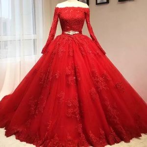 cheap red gowns